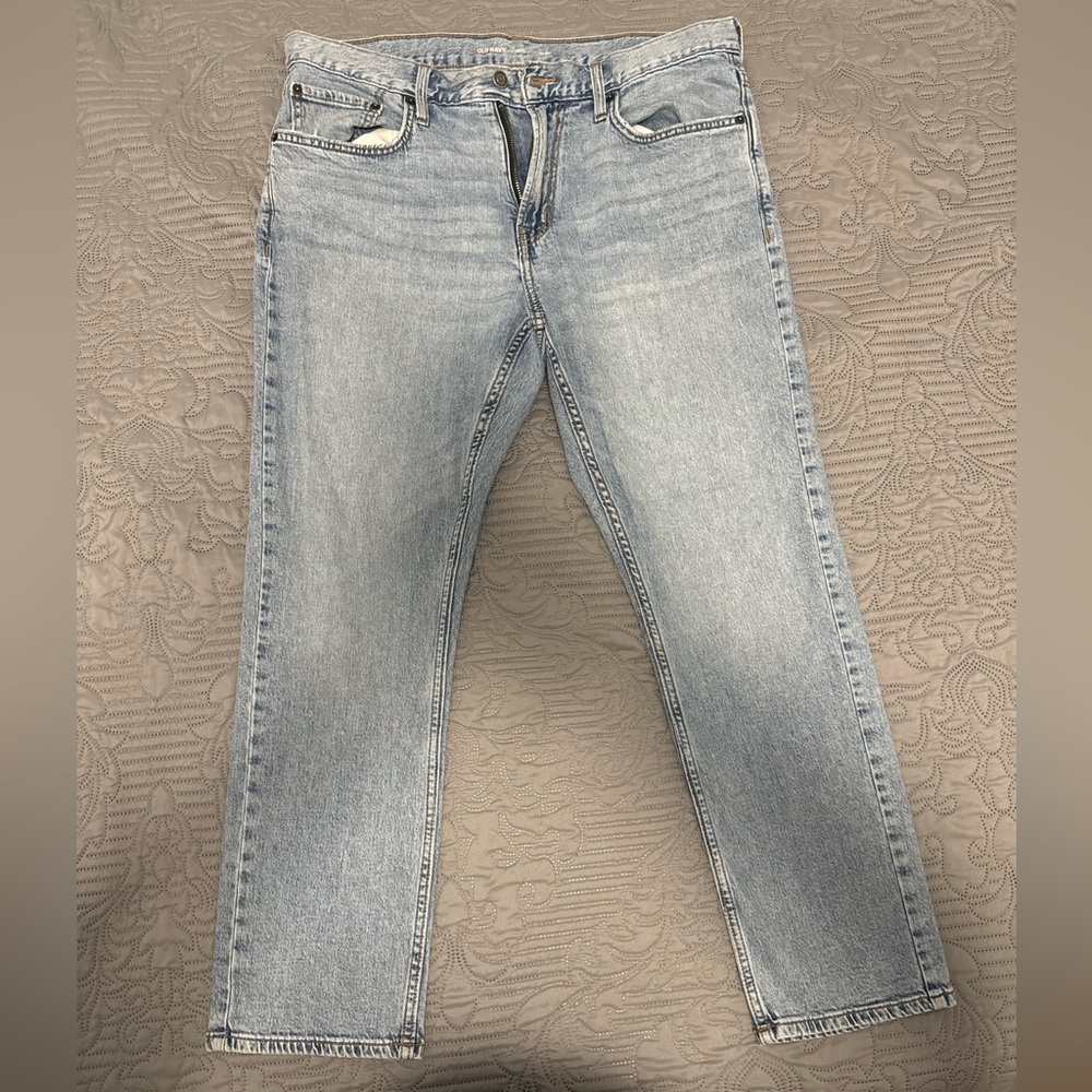 Old navy Light Blue Denim Jeans Straight Leg Slim Fit
